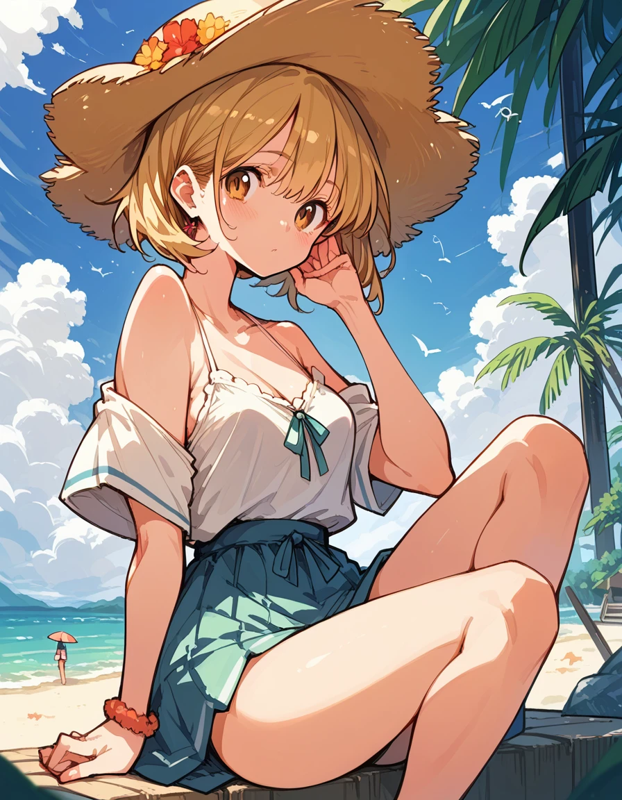 At the Beachポーズをとるビキニのアニメの, The finer details. Girls&#39; Frontline, from Girls&#39; Frontline, Fascinating anime, Anime Moe Art Style, Girls&#39; Frontline cg, From the Azur Lane video game, At the Beach, At the Beach, Azur Lane Style, Kantai Collection Style, Fate Grand Order, 太陽が輝くAt the Beach, Girls&#39; Frontline style, Girls&#39; Frontline