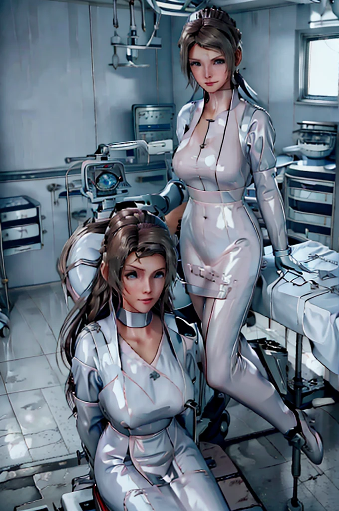 nurse uniform,hospital, latex nurse suit,nurses,busty,elbow gloves,labcoat,black hair woman,blue eyes , gigantic ,medical instruments,asian nurse,two nurses,speculum,examination room,oversize ,big ass ,strap on, lay on table ,legs spreaded,giving birth,gyno chair , dentist,Milf,latex,pink uniform,oversize breasts