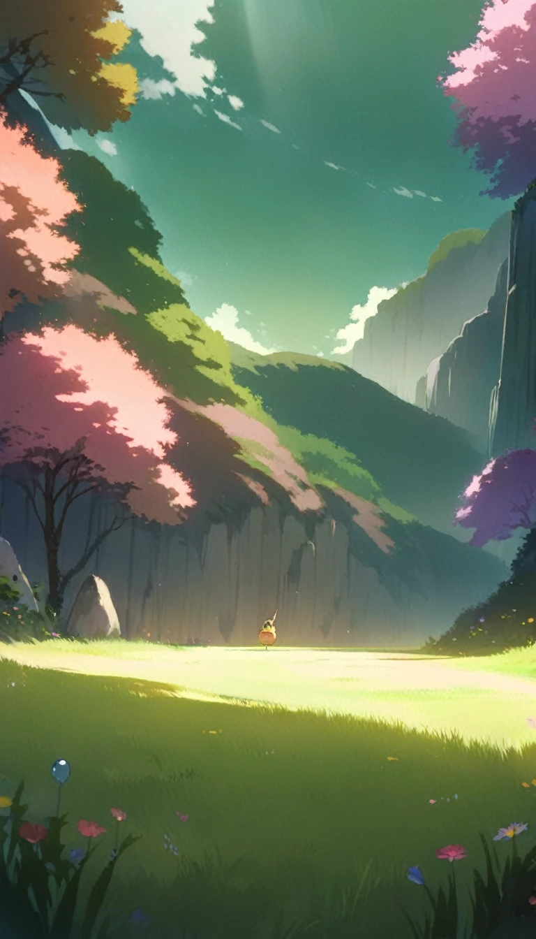 ultrawide landscape aesthetic,summer dream food ,Studio ghibli inspired aesthetic, No People