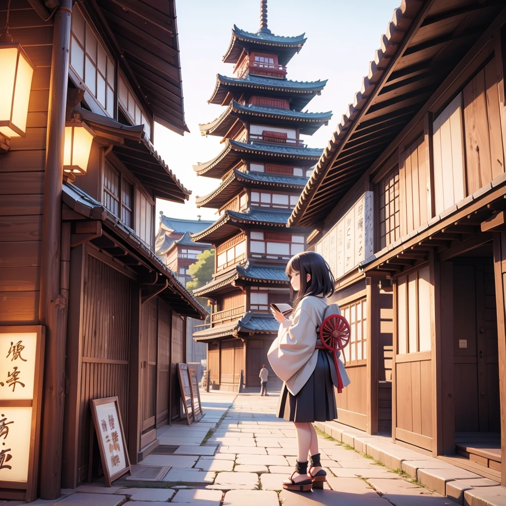 Himiko、Ancient Japan cityscape