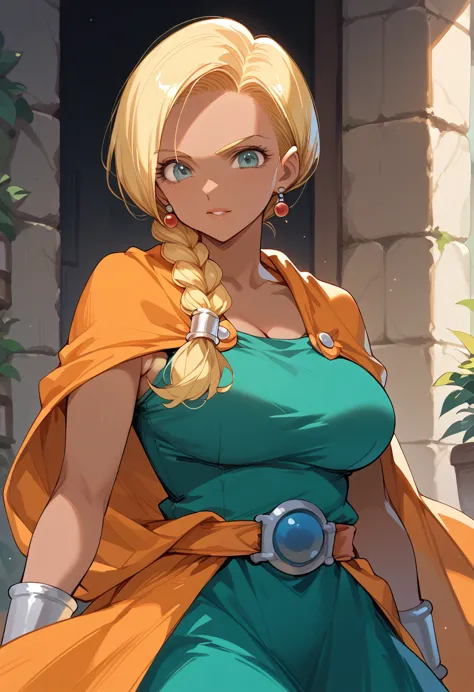 masterpiece,high resolution,highest quality,8k
(dragon quest,bianca whitaker)
(age 25,mature woman,blonde,braid,big breasts)(gre...