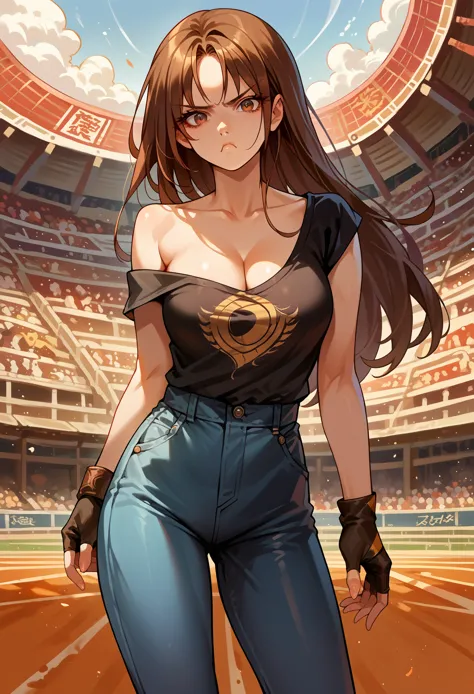 score_9, score_8_up, score_7_up, source_anime, 1girl, solo, (female:1.5), female focus, kyo_nest, brown hair, long hair, brown e...