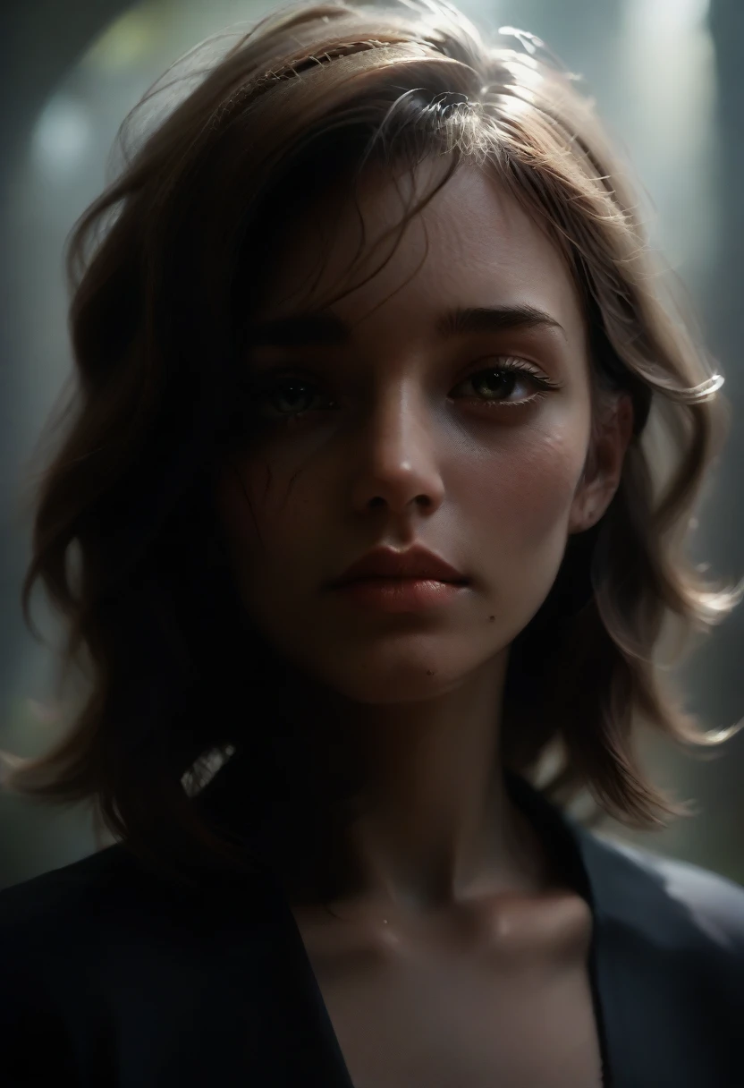 Ultra Detailed Beautiful Girl, with Fierce Lioness, Cinematic, Cinematic Light, Realistic, 3d Rendering, Highly Detailed Face, Highly Detailed, Realistic Appearance, Lifelike, Realistic Girl, Highly Detailed Hair