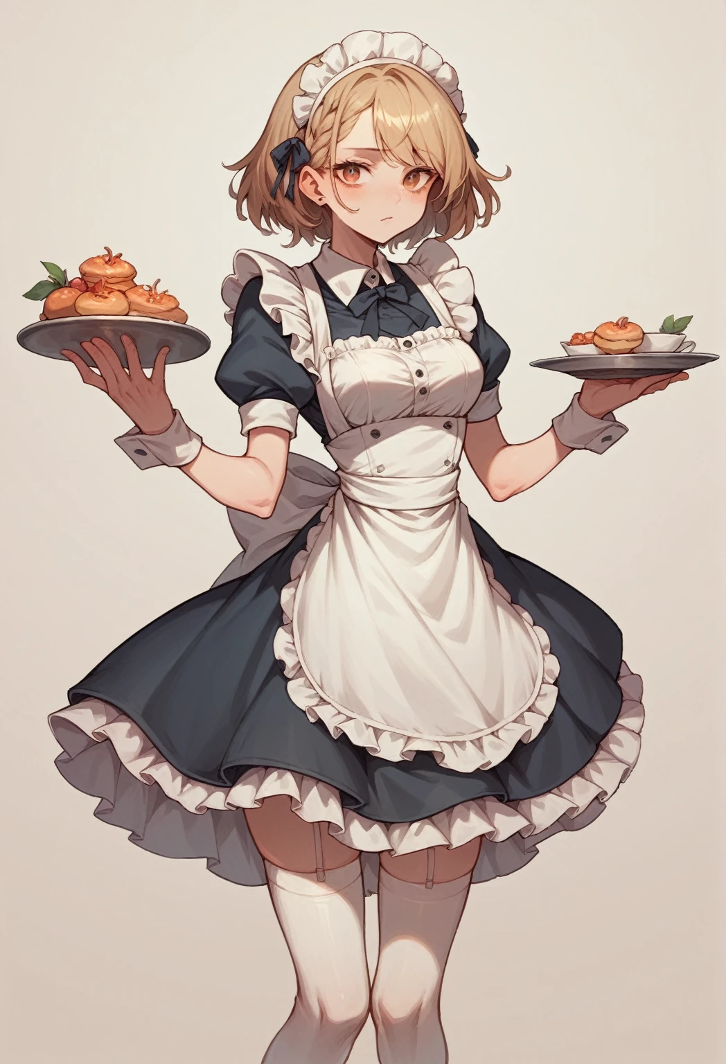 Girl dressed as a maid