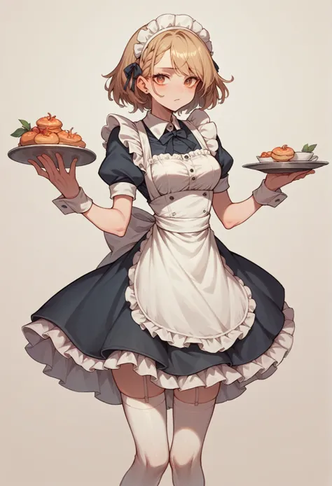 girl dressed as a maid