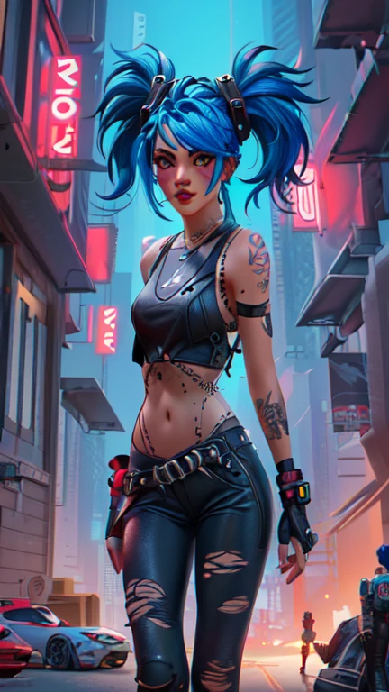 a close up of a cartoon girl with blue hair and piercings, cyberpunk artstyle, Lois van Baarle e Rossdraws, cyberpunk girl, cyberpunk 2 0 years. oh model girl, DeviantArt Artstation CGScosiety, cyberpunk themed art, cyberpunk judy alvarez, cyberpunk vibe, cyberpunk 2077 rossdraws, cyberpunk anime digital art, cyberpunk artstyle