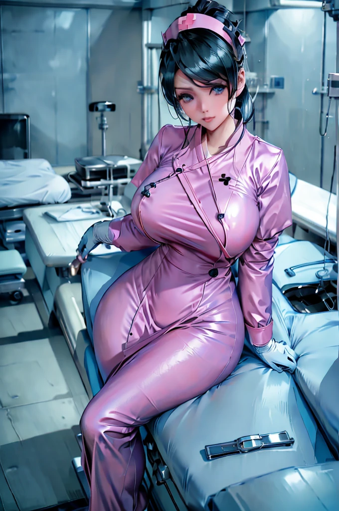 nurse uniform,hospital, latex nurse suit,nurses,busty,elbow gloves,labcoat,black hair woman,blue eyes , gigantic ,medical instruments,asian nurse,two nurses,speculum,examination room,oversize ,big ass ,strap on, lay on table ,legs spreaded,giving birth,gyno chair , dentist,Milf,latex,pink uniform,oversize breasts