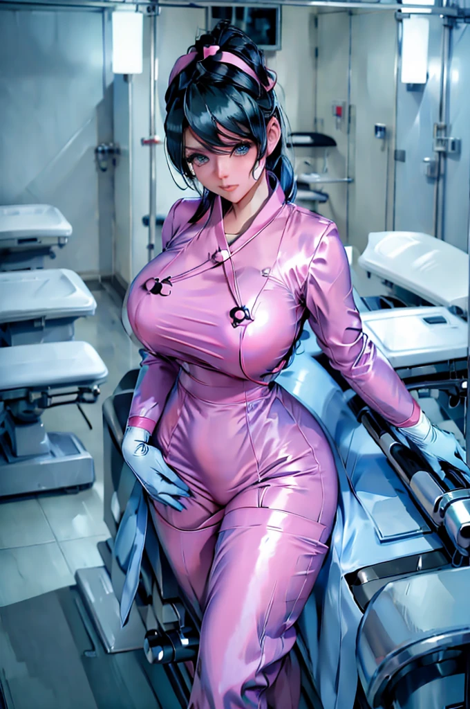 nurse uniform,hospital, latex nurse suit,nurses,busty,elbow gloves,labcoat,black hair woman,blue eyes , gigantic ,medical instruments,asian nurse,two nurses,speculum,examination room,oversize ,big ass ,strap on, lay on table ,legs spreaded,giving birth,gyno chair , dentist,Milf,latex,pink uniform,oversize breasts