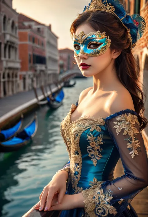 ((masterpiece)), ((highly detailed)), ((high resolution)), ((photorealism)), capture the spellbinding allure of [venice], with i...