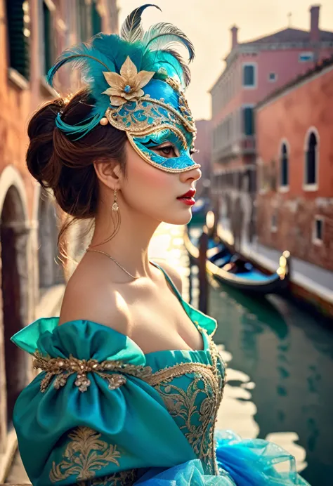 ((masterpiece)), ((highly detailed)), ((high resolution)), ((photorealism)), capture the spellbinding allure of [venice], with i...