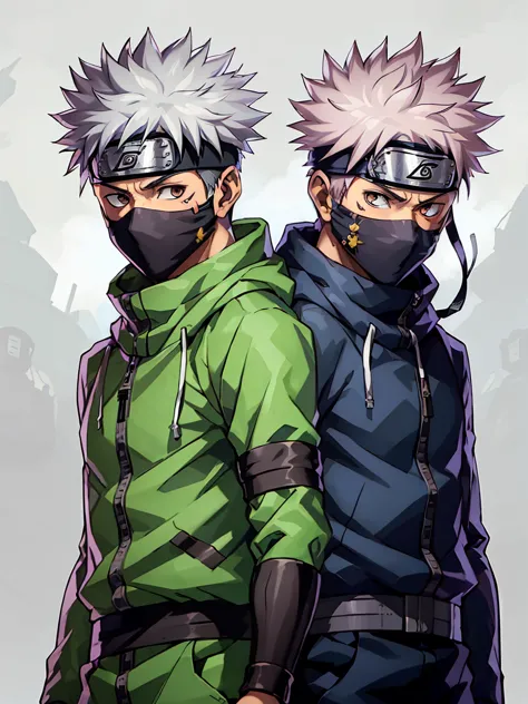 **appearance of itadori and kakashi fusion:**

- **face:** a youthful yet mature face, combining itadori’s friendly and determin...