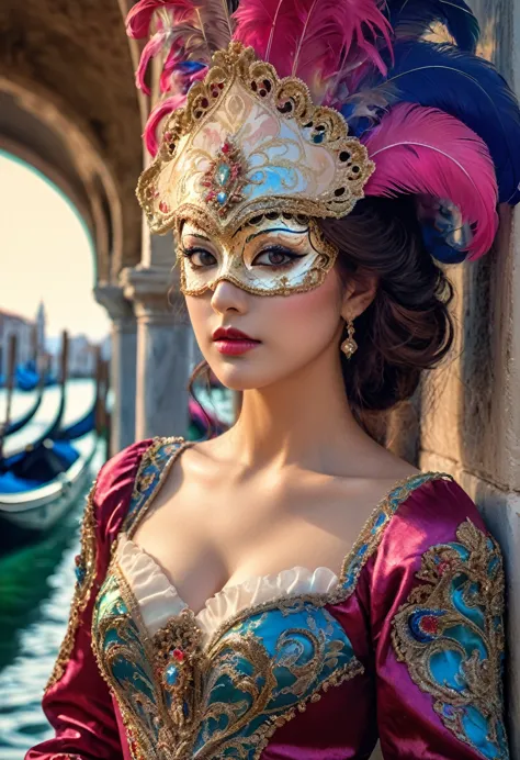 ((masterpiece)), ((highly detailed)), ((high resolution)), ((photorealism)), capture the spellbinding allure of [venice], with i...