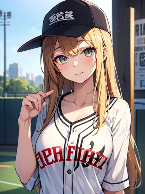 anime girl in a baseball cap and a baseball cap, from girls&#39; frontline, enchanting anime girl, boobscyberpunk, best anime 4k...