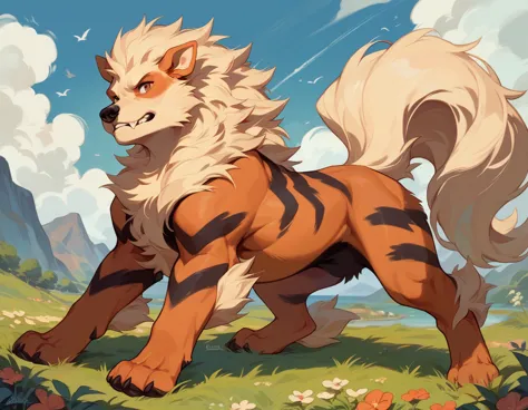 arcanine,feral,solo