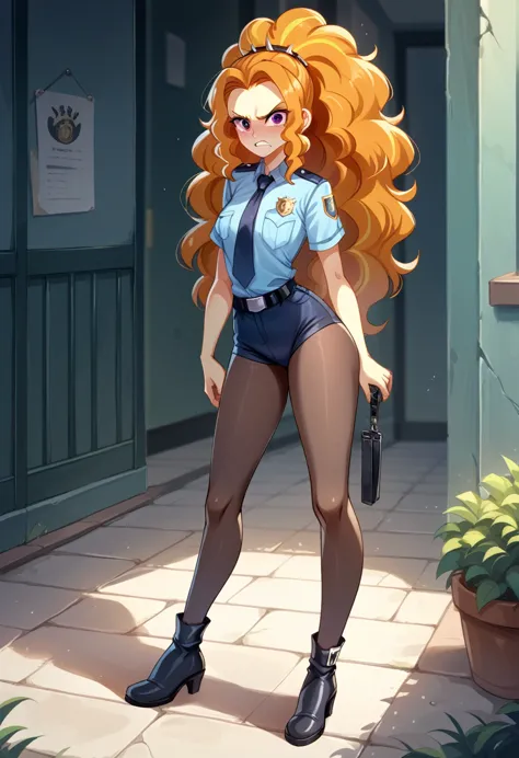 eqg  adagio angry bodystocking behind bars police