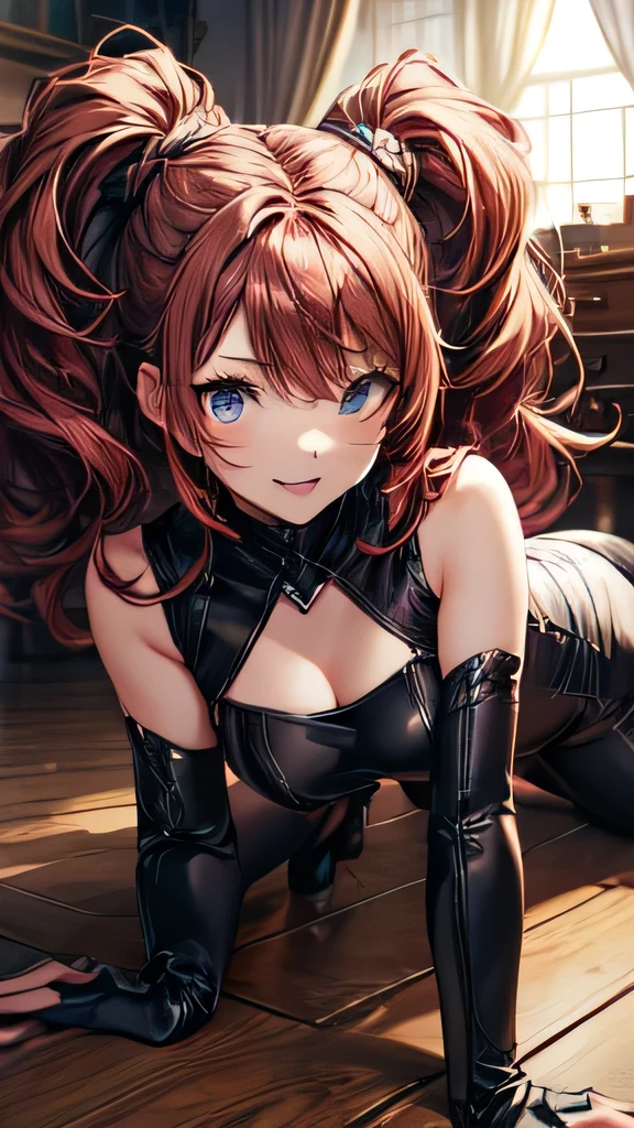 Very delicate,
beautiful girl,
break,
8k,
Highest quality,
masterpiece,
Super adopted,
Ultra-detailed,
Ultra-fine illustrations,
break,
Active Pause, Dynamic Angle,
indoor,
Shiny,
bright,
Rim Light,
break,
One person,
alone,
Perfect female body,
Big Hair,
Fluffy hair,
Air Van,
Long bangs between the eyes,
Round face,
blue eyes,
smile, Open your mouth,
Medium sized, well-proportioned chest,

Full body portrait,Sexy pose:1.5,

break,
Tight mini bodycon