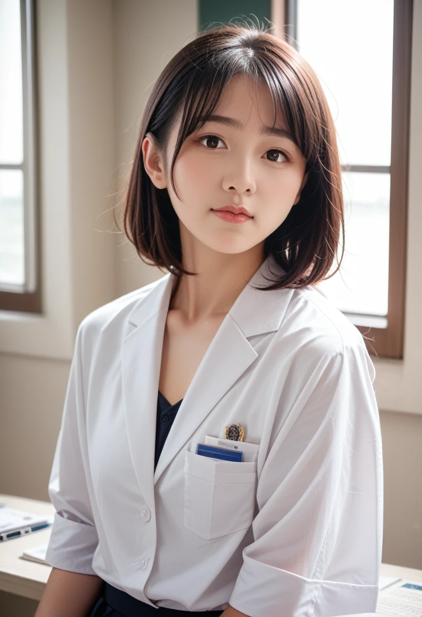 8k, raw photo, best quality, masterpiece, realistic, photo realistic, clear, professional lighting, beautiful face, best quality,ultra high res, realistic japanese beautiful, Super detailed, 1girl, indoor, face only,14yo, Korea girl