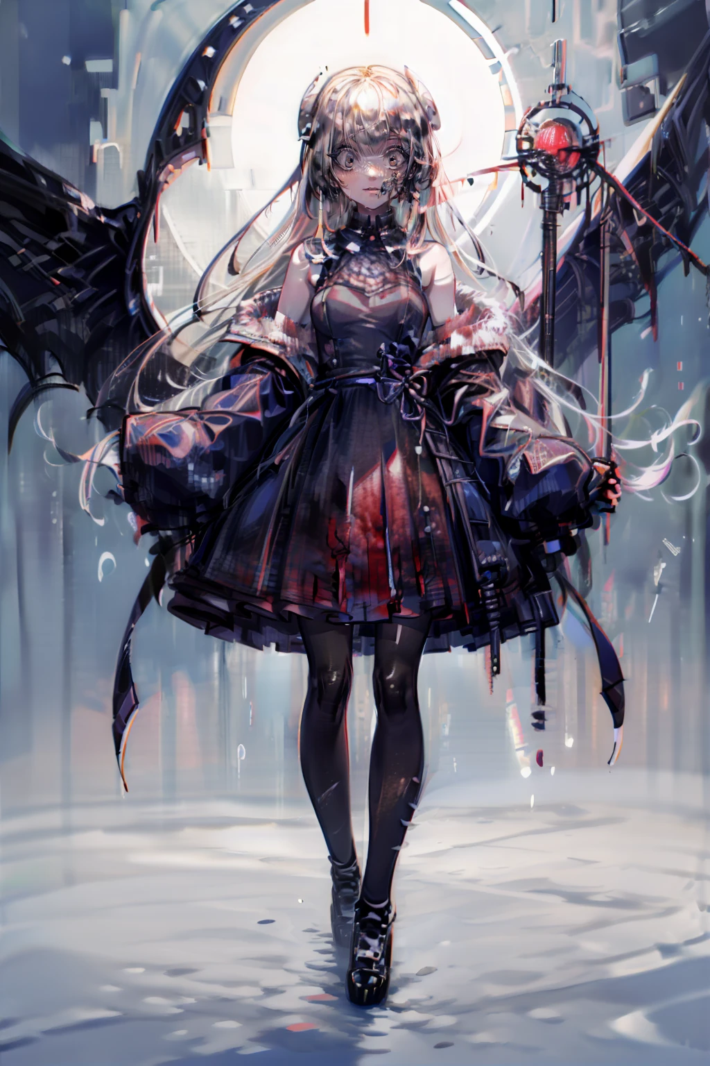 shaded face　、beautiful girl、とてもcute天使、Pink Gothic Fashion、cute、Baby Face、smile、Long skirt、Black long boots、.(Highest quality,4K,High resolution,masterpiece:1.2),Very detailed,Realistic:1.37,Spooky altar background,Dark fantasy,Red color scheme,Ominous atmosphere,Eye-catching,Storytelling,anatomy,Anime Style,Concept Art,beautiful細部までこだわった顔と (((Red eyes ))),A terrifying ritual ,Satanic Ritual,Premature death,inappropriate behavior,クレイジーなsmile,Scythe Face,Girl Monster, beautiful, Delicate facial features, Sharp Eye, Sharp Fangs, pale skin, Dark Background, Cinema Lighting, Dramatic Shadows, Gothic style, Gloomy atmosphere, Dark fantasy, one person&#39;s, Please open your mouth wide, Open your mouth and baring your teeth,Sharp teeth like a beast, Wide lips, very wide mouth, Vermilion cheeks, ,(Blood splatter:1.4),Scary smile, smile,Angel Design, Twisted smile、Bloody、bleeding from the head,,,,,、Blood splatter、,(Blood splatter:1.4),skull,Demon Spear,Horror Style, ((Fantasy Sweet Ta Frill Pink Costume)), ((Flowing blonde hair)), ,(Blood splatter:1.4),Female curves, Sexy flat stomach, Perfect hands, Perfect anime face, (Pink Tata Dress)), Are standing, ((邪悪なsmile)), ,(Blood splatter:1.4), Steam circulates, Moonlight Illumination, night lighting, (Blood splatter:1.6),アニメAngel Design, Twisted smile、Bloody、bleeding from the head,,,,,、Blood splatter、,(Blood splatter:1.4), skull,Gothic architecture、Western architecture、Fantasy World、,Victorian cities, Skeleton Gas Light,Absurd, High resolution、 ((Tabletop)), ((Highest quality)), (Very detailedな), ((Very detailed)), (beautiful), ((cute)), (NFSW:1.8), alone,(:1.6)、(world&#39;The most terrifying and creepy demon girl:1.5)beautiful face、Whole Body Ezbian、pale, beautiful肌、beautiful金の髪、優しくsmileむ、Dark building ruins、(snow white&#39;Frill dress:1.3)、(The dark ruins are stained with blood:1.3)、Low angle full body shot、(少女は血の海の中にAre standing:1.5)、(The ground is full of blood:1.3)、(The girl lost a lot of blood....:1.3)、(クレイジーなsmile:1.6)、Spirits、(Blood dripping from the mouth:1.3)、
