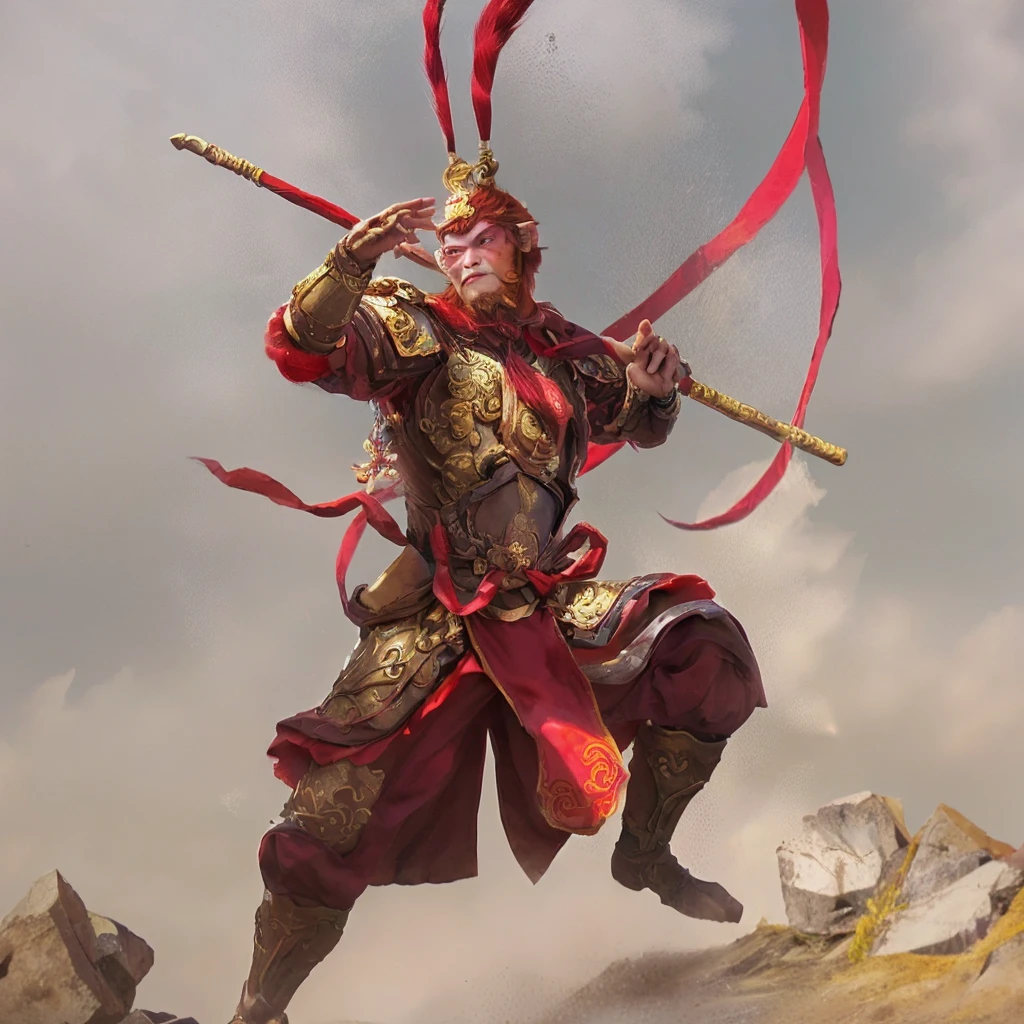  sun wukong, wukong, monkey king, chinese warrior, 