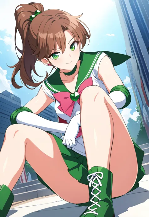 highest quality, great quality, 16k, unbelievably absurd, very detailed, 2.5d, delicate and dynamic, (sailor jupiter), small fac...