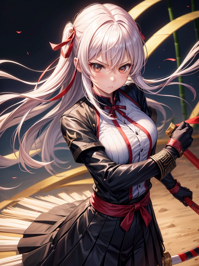 Female Banchou、bad、Yankee、Special Attack Uniform、、Glare、Turn on the gun、Red ribbon、Bamboo sword、tobacco、tobacco、Combat posture、Rage、well、I love you、Ye Yu&#39;s ancestor Wei Luo Shewei Demon World、Serious、Mabu-dashi 、Heaven and the world are self-respecting