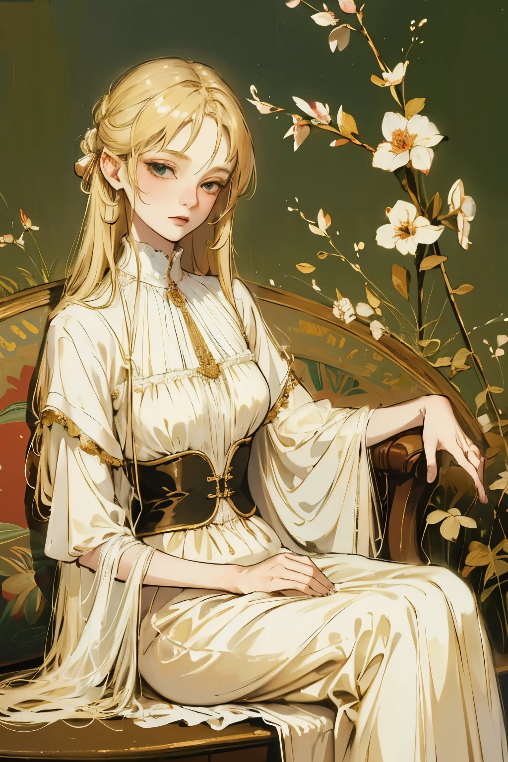 masterpiece, best quality, an extremely delicate and beautiful girl,an extremely delicate and beautiful, world masterpiece theater, ultra-detailed, highly detailed, best quality, blonde hair, highres, extremely detailed,1girl, best quality, illustration, looking at viewer, impasto, canvas, oil painting, realistic, realist ,real,