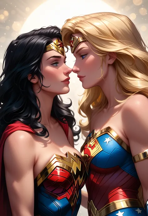 score_9, score_8_up, score_7_up, score_6_up, source_cartoon, adult women, (2women), duo, break adult,  break adult, (supergirl, ...