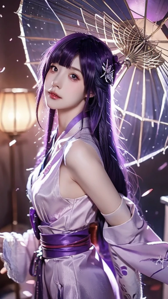 anime girl with purple hair and a sword in her hand, 2. 5 d cgi anime fantasy artwork, detailed digital anime art, beautiful fantasy anime, anime fantasy artwork, smooth anime cg art, advanced digital anime art, anime fantasy illustration, beautiful alluring anime woman, anime art wallpaper 8 k, stunning anime face portrait, anime art wallpaper 4k