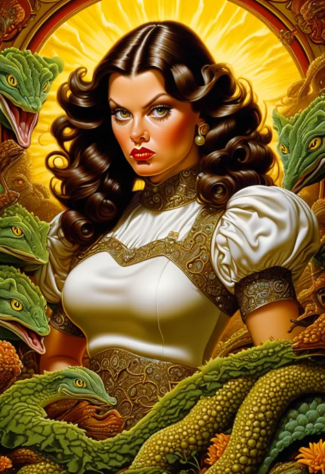 angelica, 8k, super detailed, dangerous, todd schorr