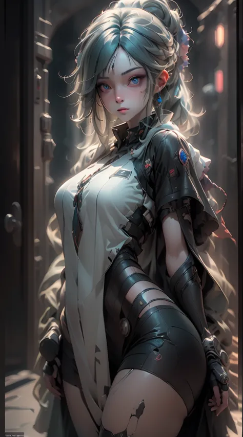 ((best quality)), ((masterpiece)), (detailed:1.4), 3d, an image of a beautiful cyberpunk female,hdr (high dynamic range),ray tra...