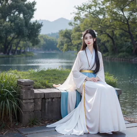 best image quality，very detailed，very high resolution，perfect body proportions，works of top photographers。beautiful hanfu girl，l...