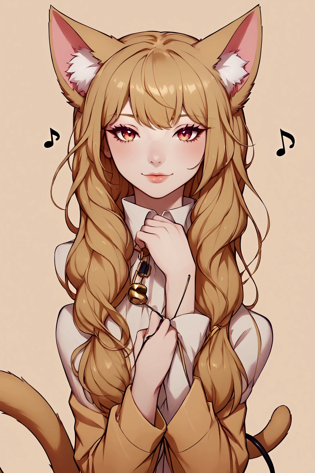 cat listening to music