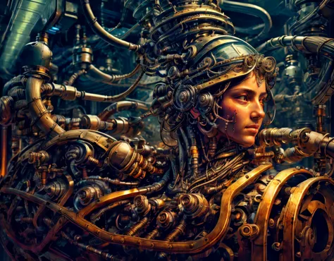 (masterpiece), (great), (extremely fine), wallpaper, marco rococo, giger, ultra defined, ultra realistic, transparent, portrait,...