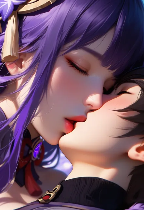 score_9, score_8_superior, score_7_superior, high-resolution images,masterpiece,highest quality,girl,かわいいkissing face,,kissing f...