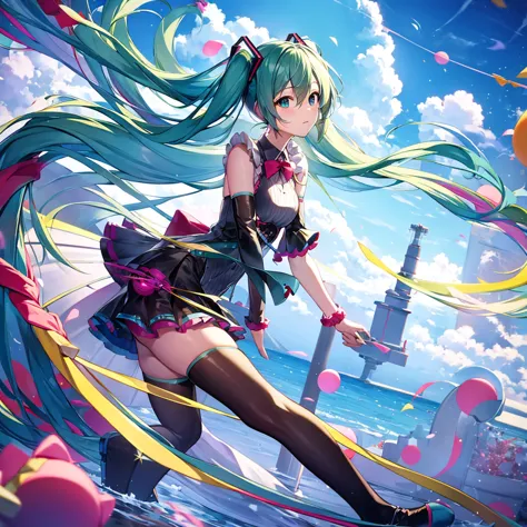 hatsune miku is inside circus cannon