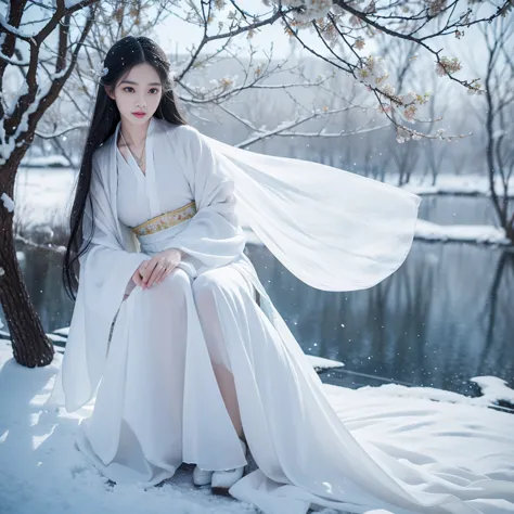 best image quality，very detailed，very high resolution，perfect body proportions，works of top photographers。beautiful hanfu girl，l...