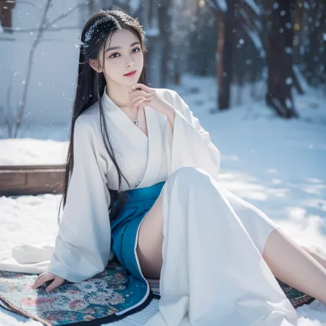 best image quality，very detailed，very high resolution，perfect body proportions，works of top photographers。beautiful hanfu girl，l...