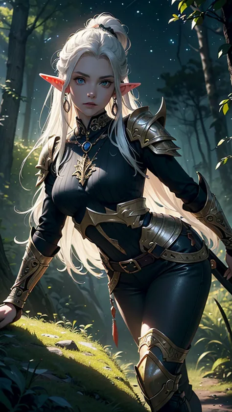 (4k,8k, ultra hd, very detailed,intricate detail , masterpiece,high resolution, perfect anatomy:1.4), 1 girl, (female elf, point...