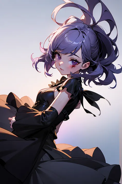 (masterpiece, 最high quality, high quality, high resolution, very detailed)downer,original character,girl,natural light,black and...