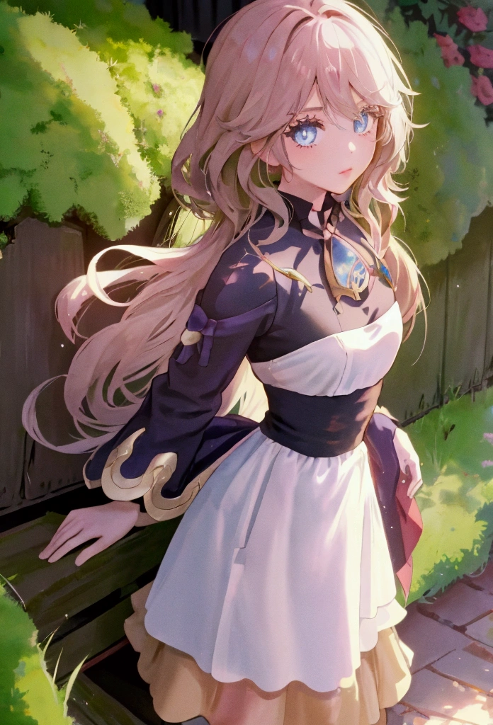 style,Anime girl staring at the viewer, sexy, Fitting Dress, Shine, Long Hair, beautiful, Leaning against a wall near the house, Moss and mushrooms nearby, Small flower bed, Ivy around the house, masterpiece, Clear details, The overall picture is eye-catching,Movie stills,score_9,score_8_superior,score_7_superior,Dramatic lighting,Very detailed,High budget,Bokeh,CinemaScope,Sulky,amazing,nice,Film Grain,granular,masterpiece,Highest quality,Perfect Anatomy,とてもbeautiful,Official Art,8k,