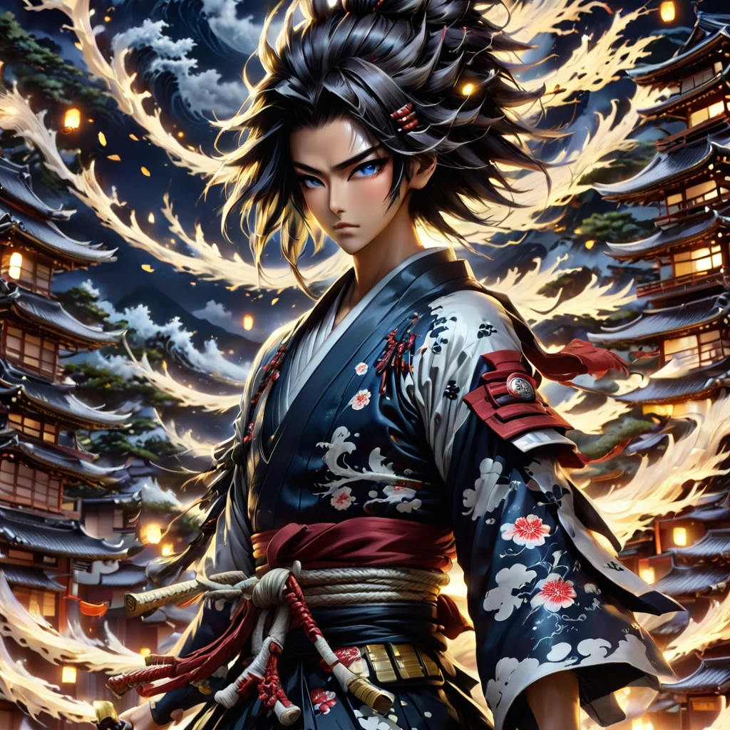 un samurai, shinigami, inspired por Shingei, sintoísmo, por Shingei, Espinilla Megami, shonen, Shin - Hanga, shin-hanga, shinobi, ¿qué es?, Espinilla Megami tensei, Inspirado en Gatōken Shunshi, Shin Jeongho