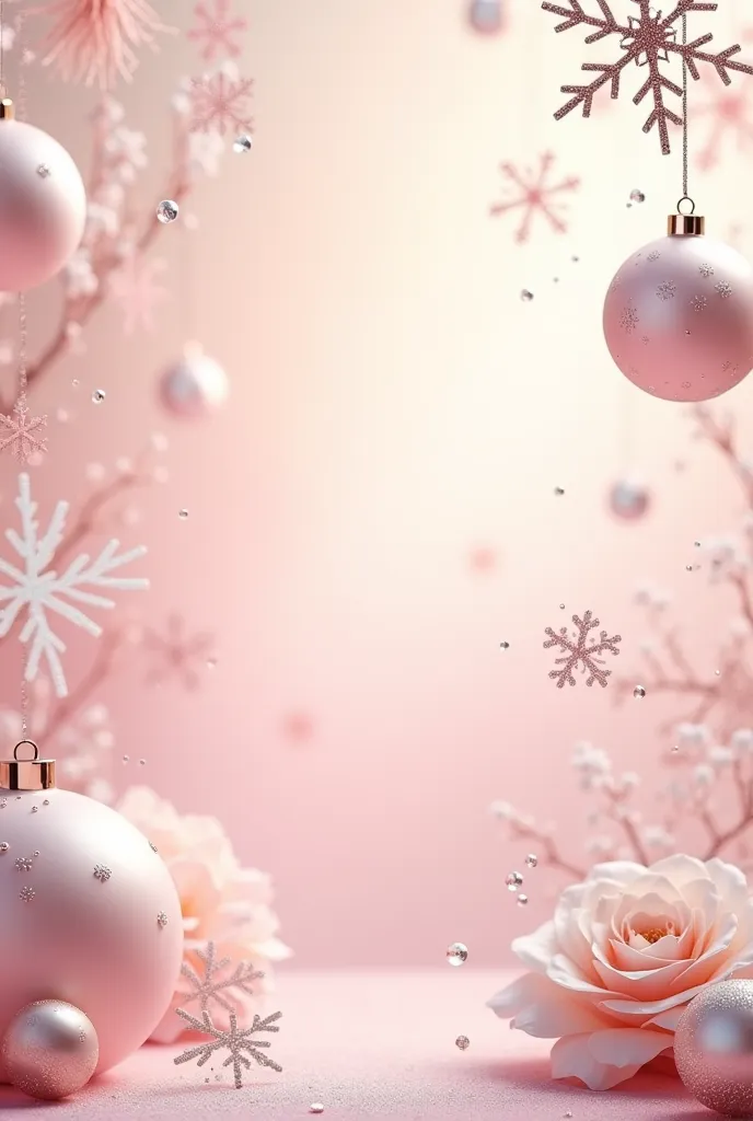 Christmas wallpaper, let it be pink asthetic 
