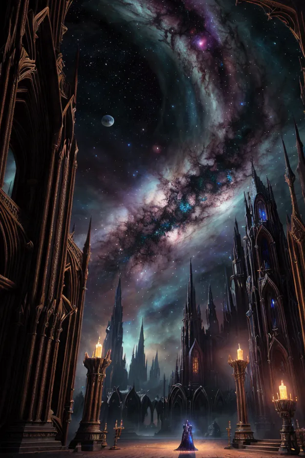 cosmic, hyperdetailed gothic art, unreal engine 5 detailed matte painting, deep color, fantastic, intricate detail, home screen,...