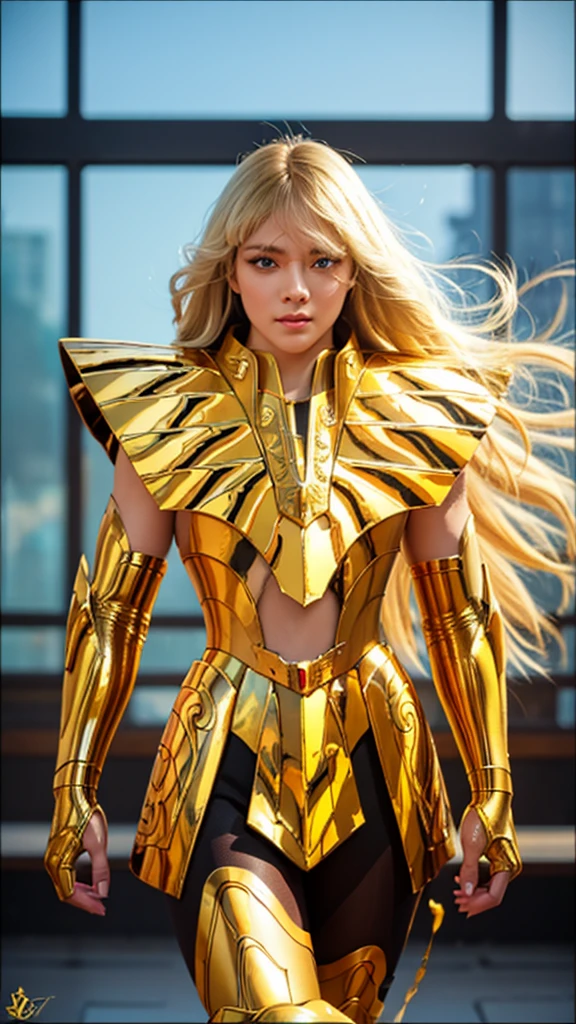 (((1woman)))  a hyper realistic ultra detailed photograph of a pretty photorealistic Camus at agreek ruins background, tattered Libra gold half shiny metal armor, long yellow hair, blue eyes, dynamic pose, detailed symmetric beautiful hazel eyes, full body, detailed gorgeous face, 30-megapixel, 4k, Canon EOS 5D Mark IV DSLR, 85mm lens, sharp focus, intricately detailed, long exposure time, f/8, ISO 100, shutter speed 1/125, diffuse back lighting, award winning photograph, facing camera, looking into camera, monovisions, perfect contrast, High sharpness, facial symmetry, depth of field, ultra-detailed photography, raytraced, global illumination, TanvirTamim, smooth, ultra high definition, 8k, unreal engine 5, ultra sharp focus, award-winning photograph, trending on artstation, realistick 8k