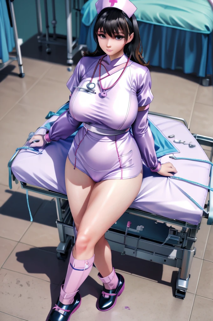 nurse uniform,hospital, latex nurse suit,nurses,busty,elbow gloves,labcoat,black hair woman,pink eyes , gigantic ,medical instruments,asian nurse,two nurses,speculum,examination room,oversize ,big ass ,strap on, lay on table ,legs spreaded,giving birth,gyno chair , dentist,Milf,latex,purple uniform,oversize breasts,diaper