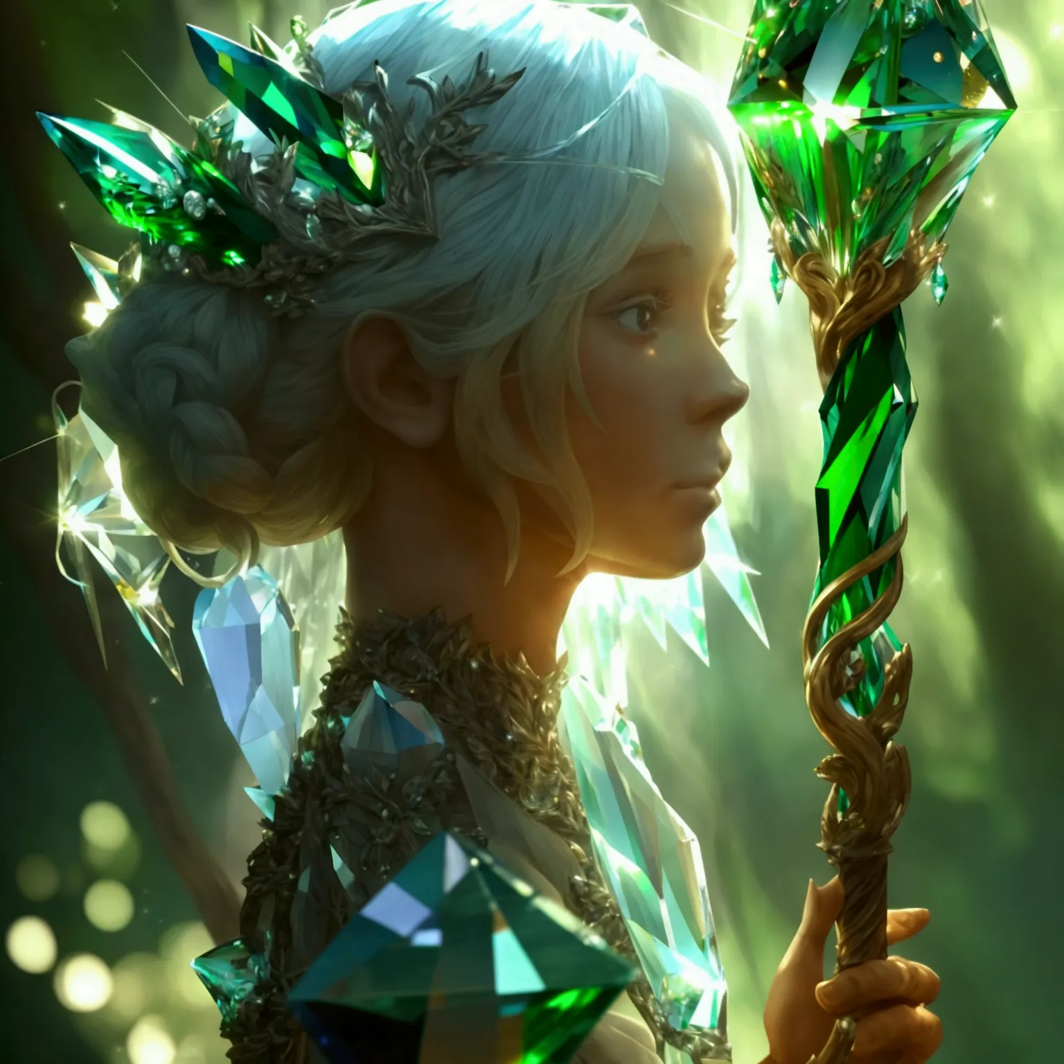 ((masterpiece)), staff, wood staff, green crystal, magical crystal, ((staff), ((big staff)), ((long staff), ((single staff)), ((...