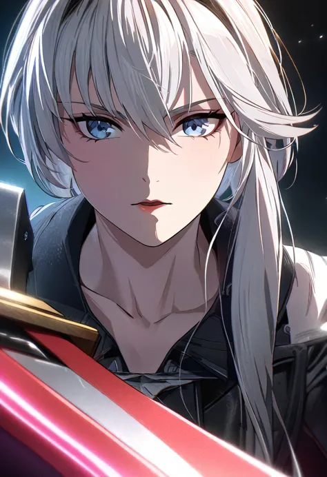 silver hair, anime, anime style, gothic art, cinematic lighting, social media composition, pov, perspective, uhd, retina, master...