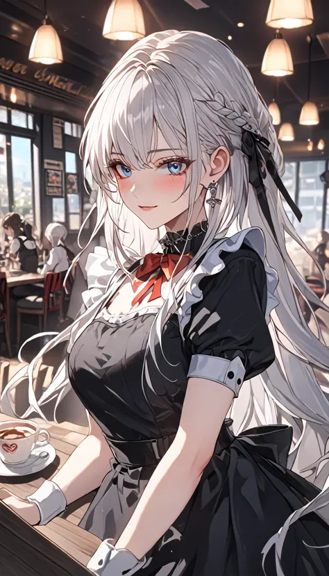 silver hair, anime, anime style, gothic art, cinematic lighting, social media composition, perspective, uhd, retina, masterpiece...