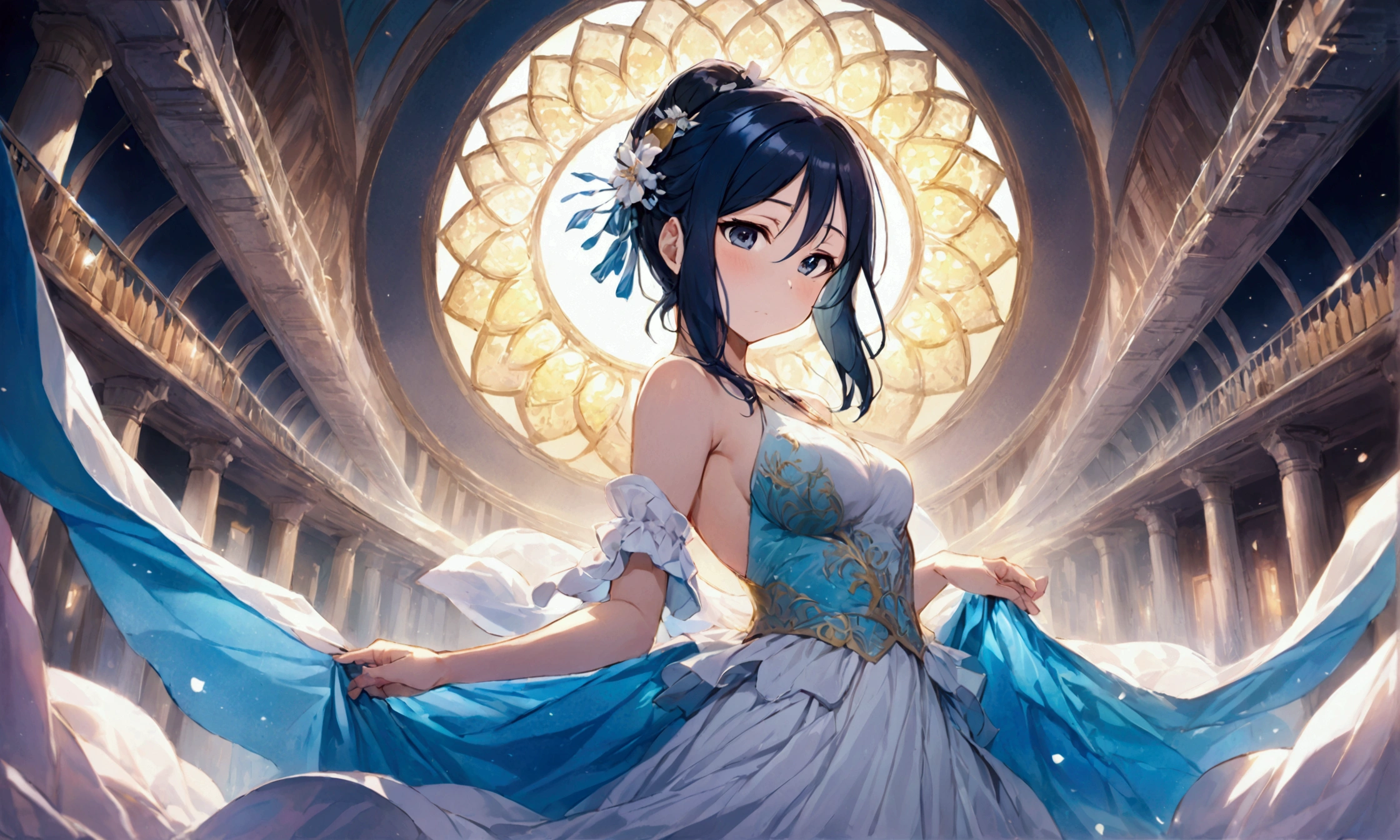 Love Live adult Kanan Matsuura, masterpiece, highest quality, figured, solo, transformed