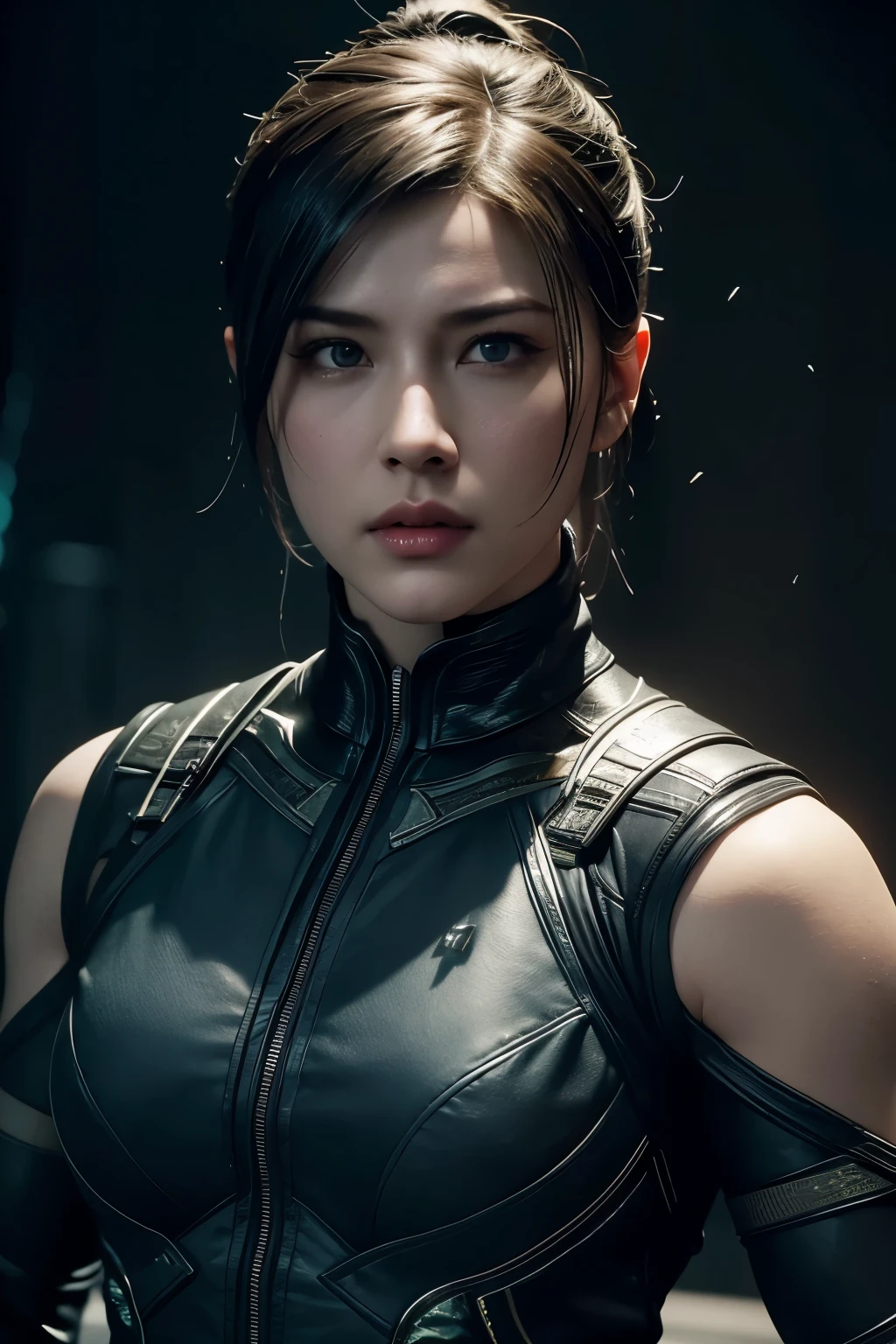 Cinematic soft lighting illuminates an incredibly detailed and ultra-realistic woman, mortal kombat 11, Cassie Cage do Mortal Kombat, in mortal kombat, decolar, what&#39;s trending on ArtStation. Octane is the perfect tool for capturing the softest details of this masterpiece of 16k photography, athletic body, perfectbody. 